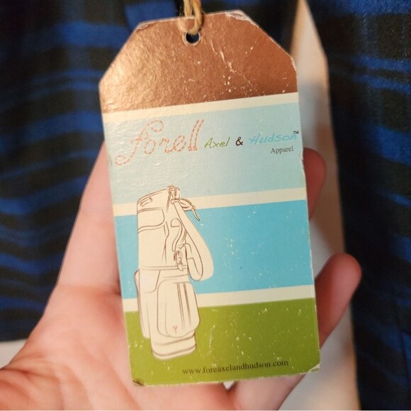 Fore!! Axel & Hudson Peacoat Jacket Blue and Black Cut # 122 Size Medium 5/6 - Picture 6 of 13